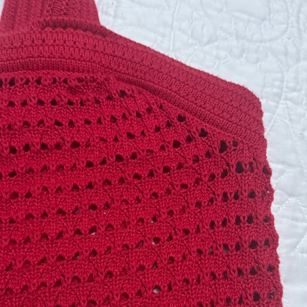 Universal Thread Red Knit Tank Top - Picture 3 of 5
